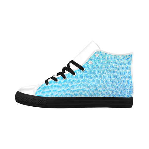 Solder Snake SKin - Jera Nour Aquila High Top Microfiber Leather Men's Shoes (Model 032)