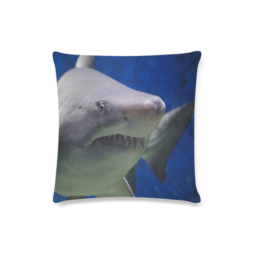 Great White Shark Attack Custom Zippered Pillow Case 16"x16"(Twin Sides)