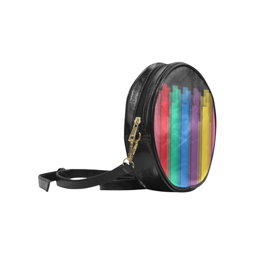 Colorful statement Round Sling Bag (Model 1647)