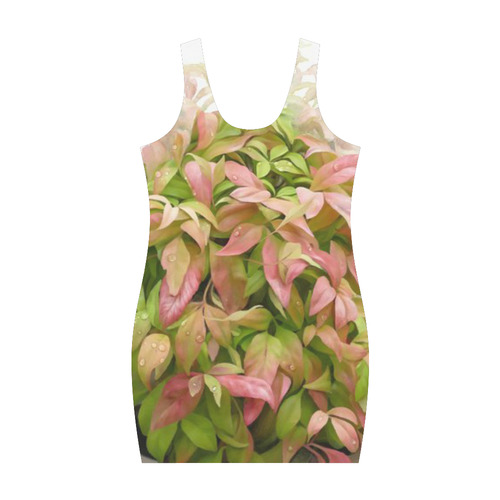 Pot full of colors, watercolors Medea Vest Dress (Model D06)