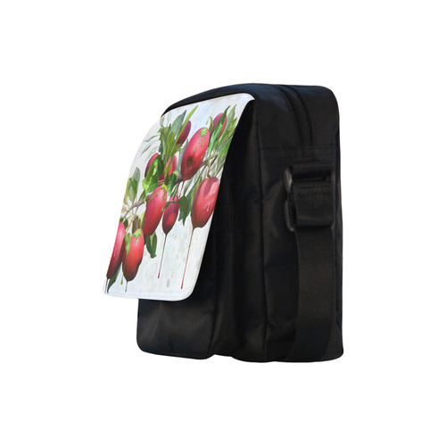 Melting Apples, watercolors Crossbody Nylon Bags (Model 1633)