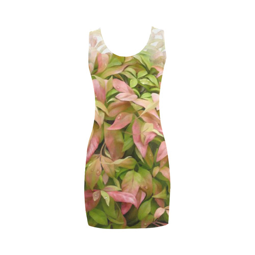 Pot full of colors, watercolors Medea Vest Dress (Model D06)