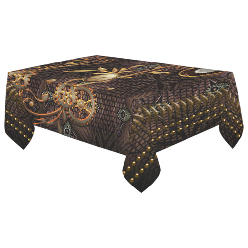 Steampunk, gallant design Cotton Linen Tablecloth 60"x 104"