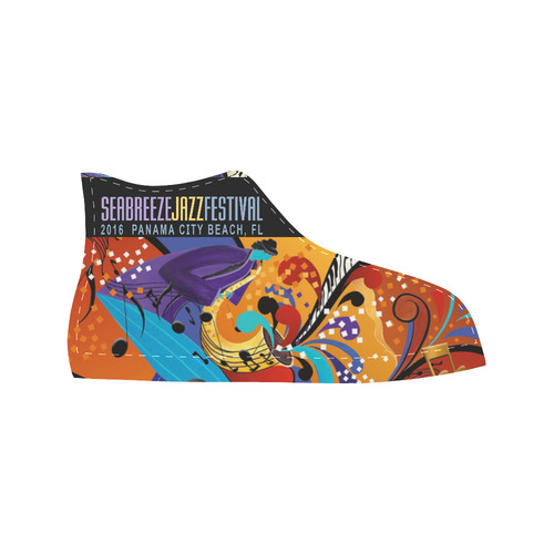 Seabreeze Jazz Festival 2016 Aquila High Top Microfiber Leather Men's Shoes/Large Size (Model 032)