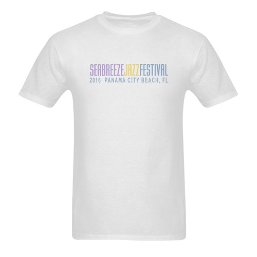 LOGO ONLY/ Seabreeze Jazz Festival 2016 Men's T-Shirt in USA Size (Two Sides Printing)