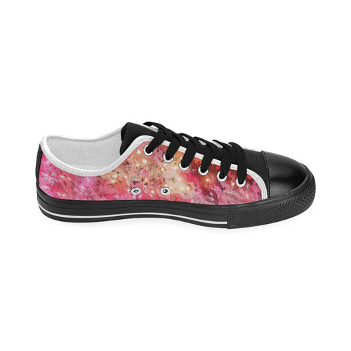 Sparkling Pink - Jera Nour Women's Classic Canvas Shoes (Model 018)