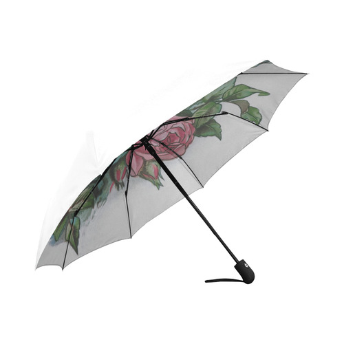 Roses Vintage Floral Auto-Foldable Umbrella (Model U04)