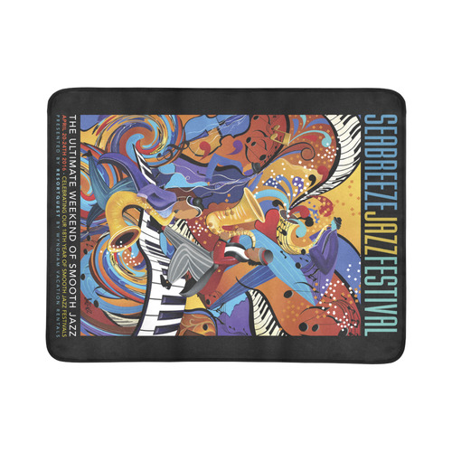 Seabreeze Jazz Festival 2016 Beach Mat 78"x 60"