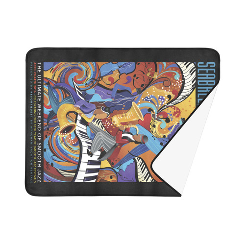 Seabreeze Jazz Festival 2016 Beach Mat 78"x 60"
