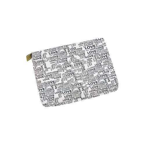 Love Words Carry-All Pouch 6''x5''