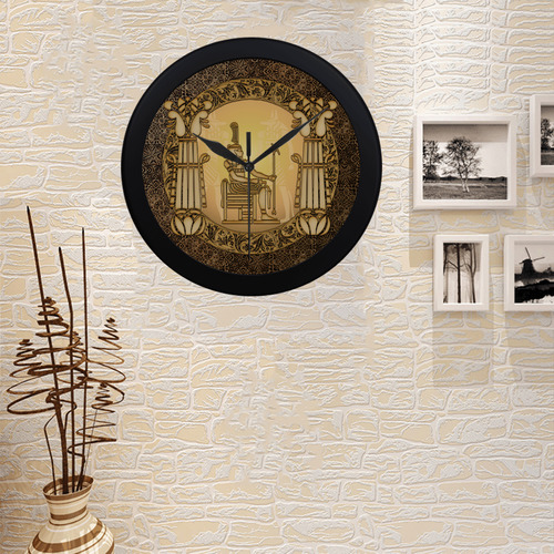Agyptian sign Circular Plastic Wall clock