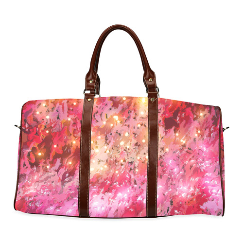 Sparkling Pink - Jera Nour Waterproof Travel Bag/Large (Model 1639)