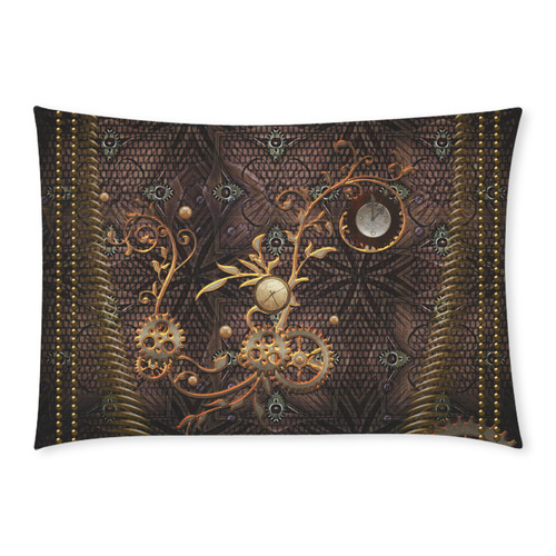 Steampunk, gallant design Custom Rectangle Pillow Case 20x30 (One Side)