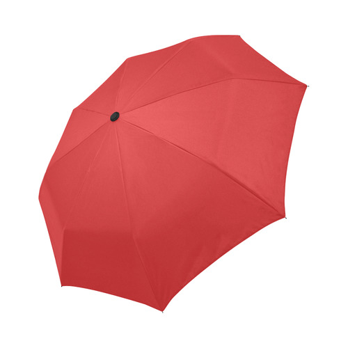 Fiery Red Auto-Foldable Umbrella (Model U04)