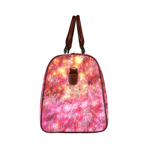 Sparkling Pink - Jera Nour Waterproof Travel Bag/Large (Model 1639)