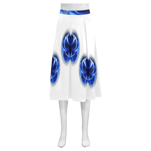 Iceman Ball Mnemosyne Women's Crepe Skirt (Model D16)