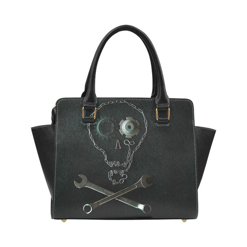 city-skull Classic Shoulder Handbag (Model 1653)