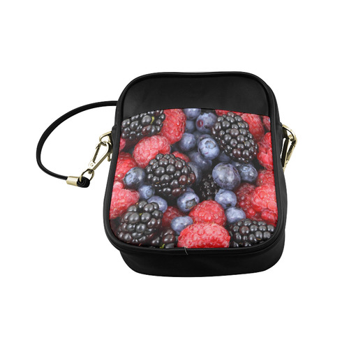 Blueberry Blackberry Raspberry Fruit Sling Bag (Model 1627)