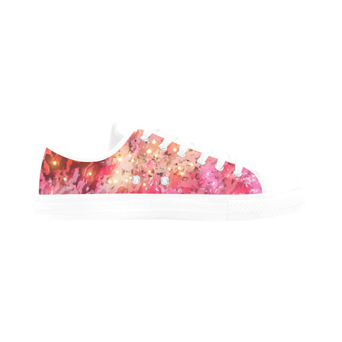 Sparkling Pink - Jera Nour Aquila Microfiber Leather Women's Shoes/Large Size (Model 031)