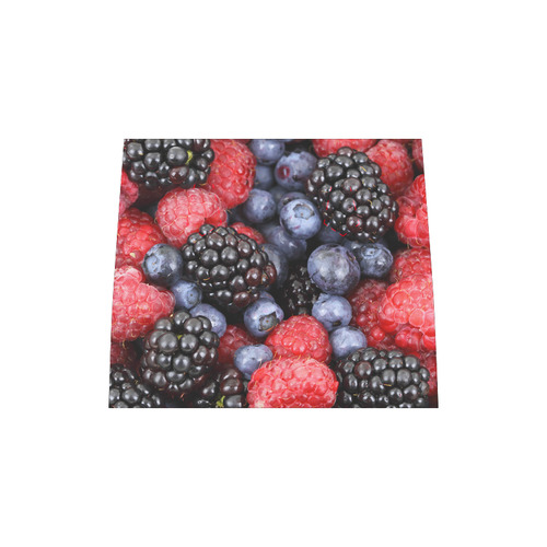 Blueberry Blackberry Raspberry Fruit Boston Handbag (Model 1621)