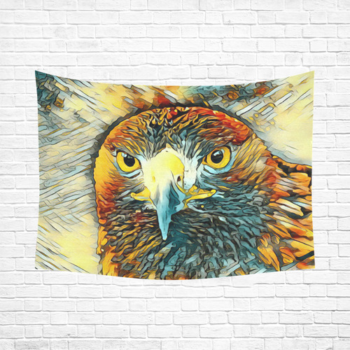 Animal_Art_Eagle20161202_by_JAMColors Cotton Linen Wall Tapestry 80"x 60"