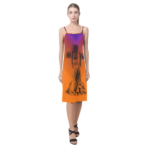 Pray For Help to the Angels Alcestis Slip Dress (Model D05)