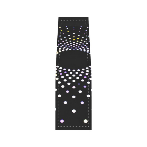 Abstract Light Dots Saddle Bag/Small (Model 1649) Full Customization