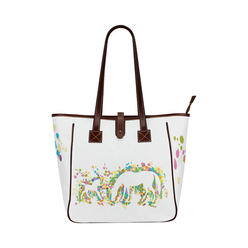 foal_splash_teil Classic Tote Bag (Model 1644)