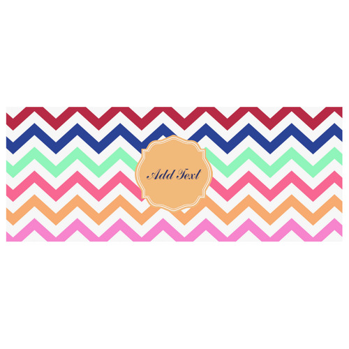 Customized CHEVRONS Pattern Multicolor Pink Turquoise Coral Blue Red Custom Morphing Mug