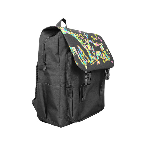 Lovely Foal with Mom Splash Casual Shoulders Backpack (Model 1623)