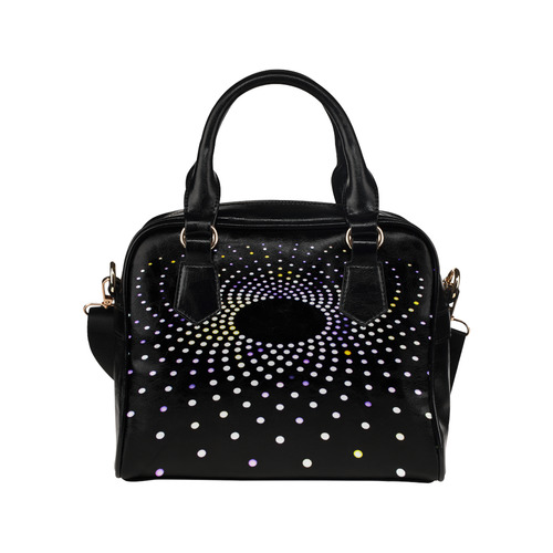 Abstract Light Dots Shoulder Handbag (Model 1634)