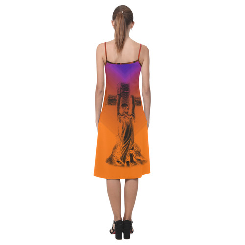 Pray For Help to the Angels Alcestis Slip Dress (Model D05)