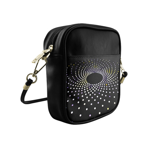 Abstract Light Dots Sling Bag (Model 1627)