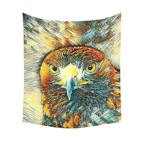 Animal_Art_Eagle20161202_by_JAMColors Cotton Linen Wall Tapestry 51"x 60"