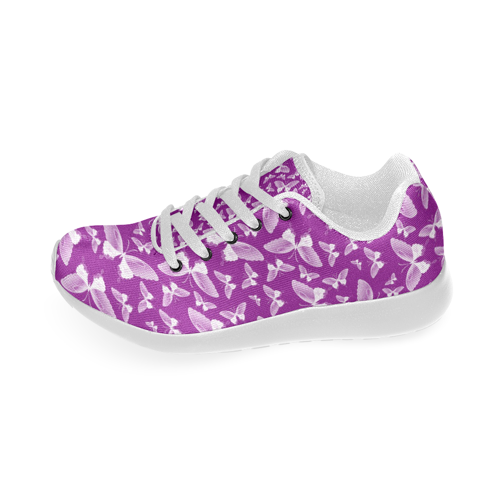 dark purple running shoes