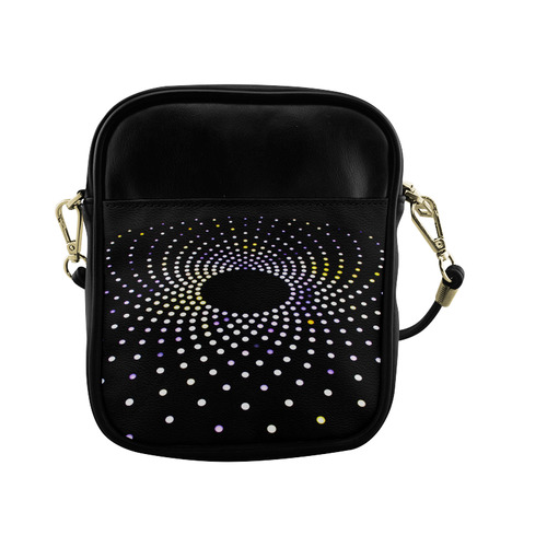 Abstract Light Dots Sling Bag (Model 1627)