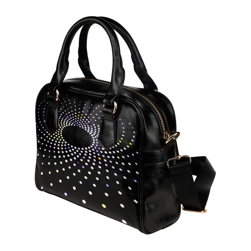 Abstract Light Dots Shoulder Handbag (Model 1634)