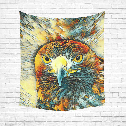 Animal_Art_Eagle20161202_by_JAMColors Cotton Linen Wall Tapestry 51"x 60"