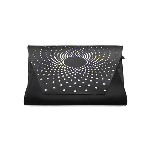 Abstract Light Dots Clutch Bag (Model 1630)