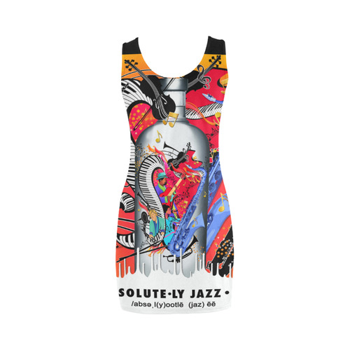 Absolut Art Sexy Jazz Art Dress by Juleez Medea Vest Dress (Model D06)