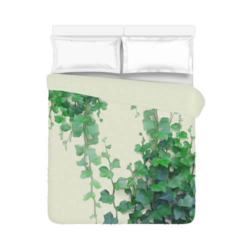 Vines, climbing plant watercolor Duvet Cover 86"x70" ( All-over-print)