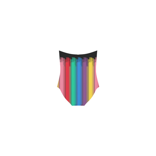 Colorful statement Strap Swimsuit ( Model S05)