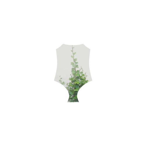 Watercolor Vines, climbing plant Strap Swimsuit ( Model S05)