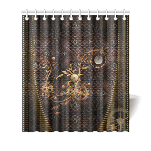 Steampunk, gallant design Shower Curtain 66"x72"