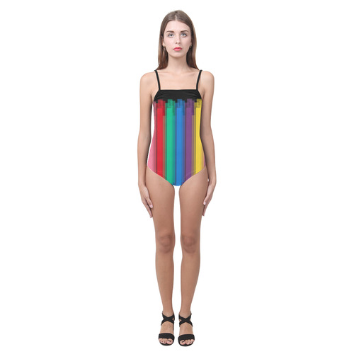 Colorful statement Strap Swimsuit ( Model S05)