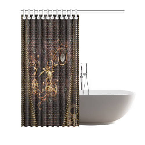 Steampunk, gallant design Shower Curtain 66"x72"
