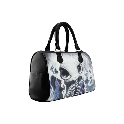 Skeleton Girl Boston Handbag (Model 1621)