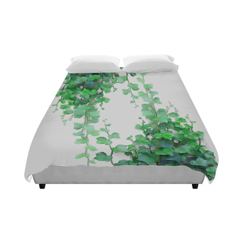 Vines, climbing plant watercolor Duvet Cover 86"x70" ( All-over-print)