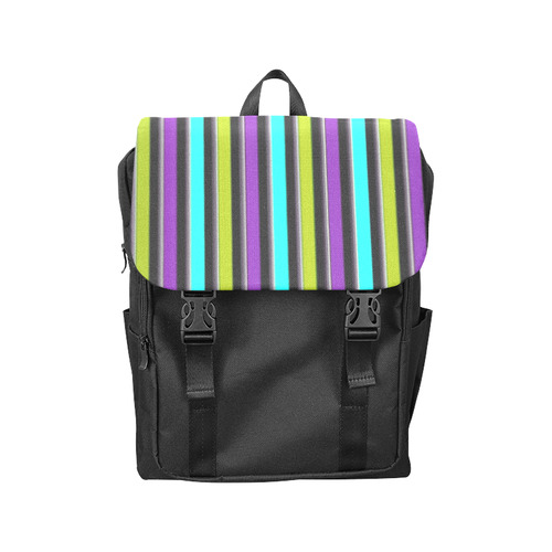 retro stripe 1 Casual Shoulders Backpack (Model 1623)