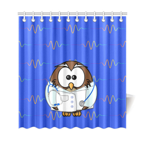 paging new doc owl Shower Curtain 69"x72"